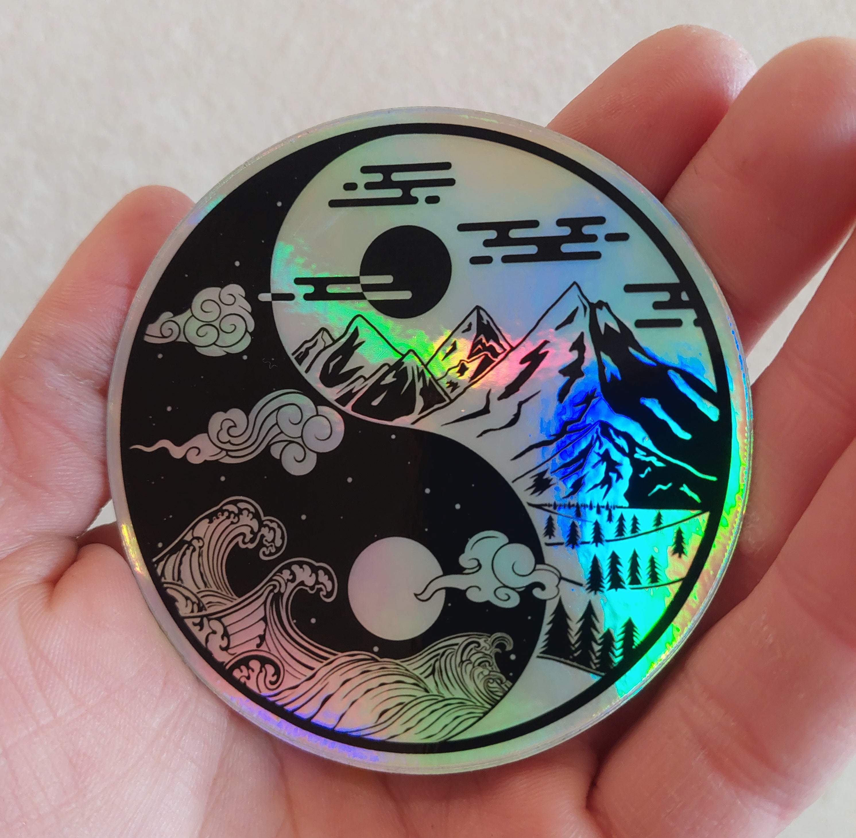 'All One' sticker <br>(holographic - 3"x3" inches)